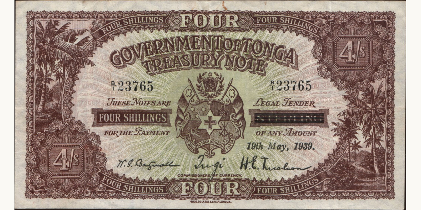 4 shilling 1939
