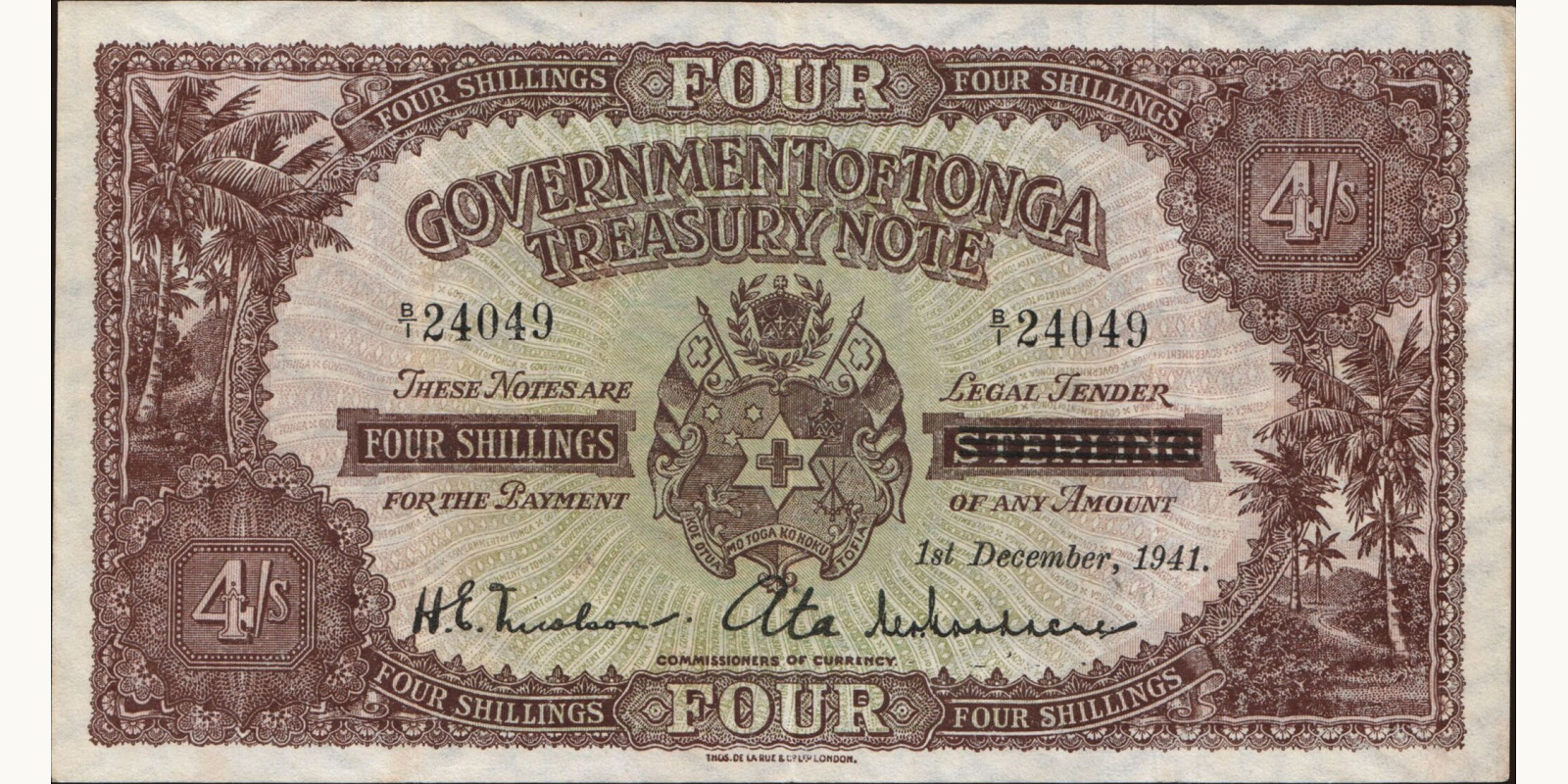 4 shilling 1941