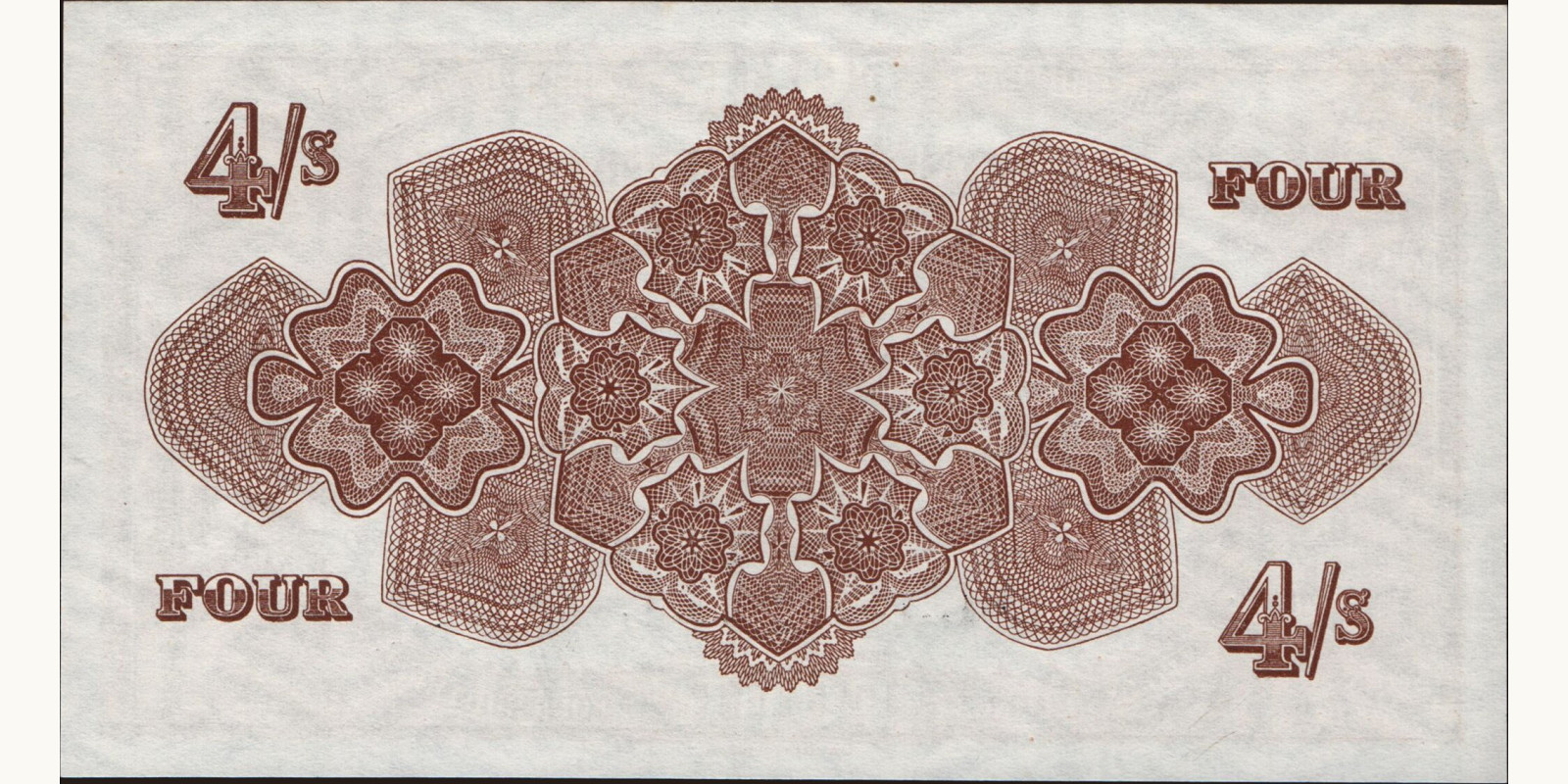 4 shilling Тонга 1960 — Оборотная сторона