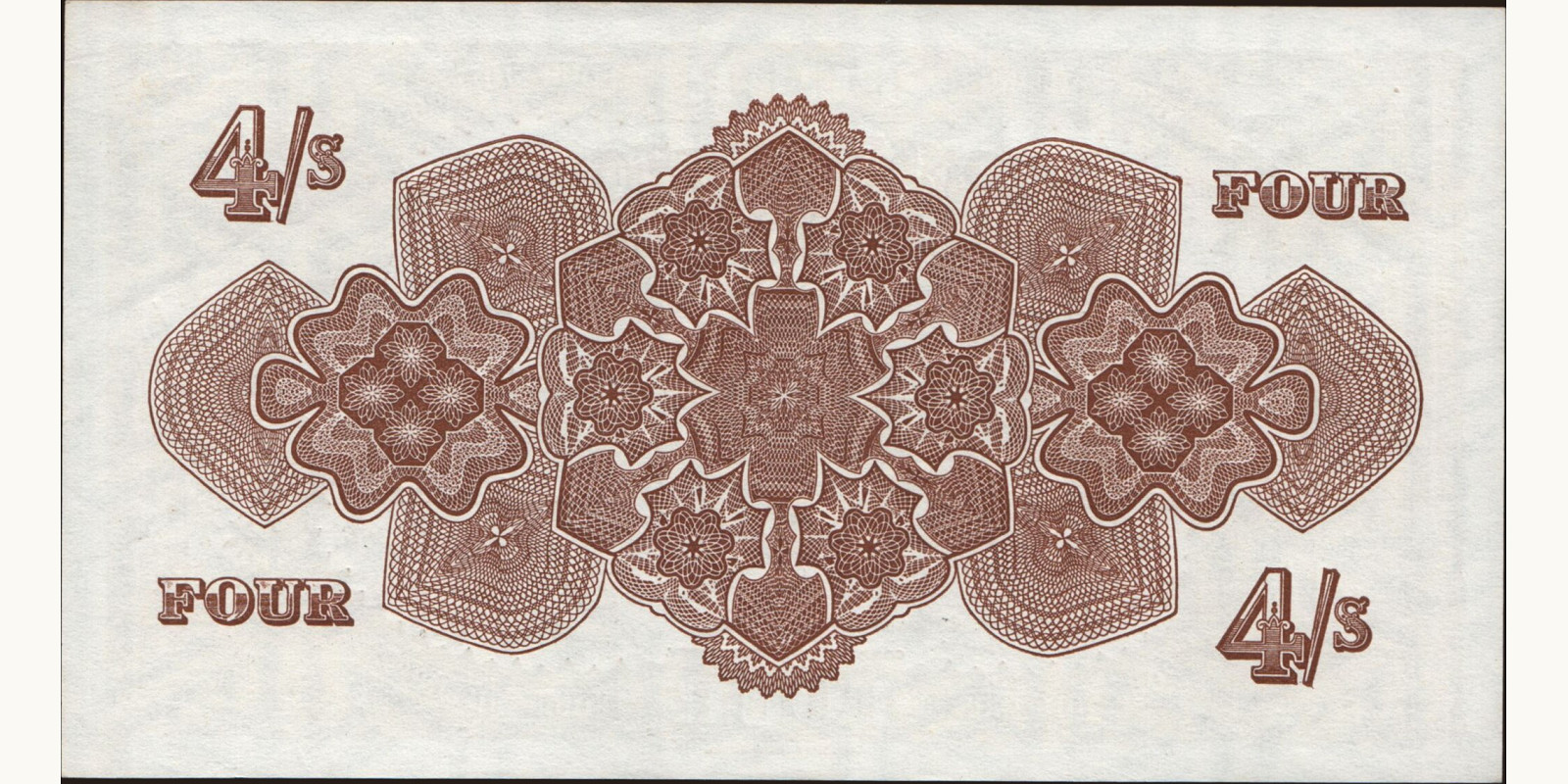 4 shilling Тонга 1966 — Оборотная сторона