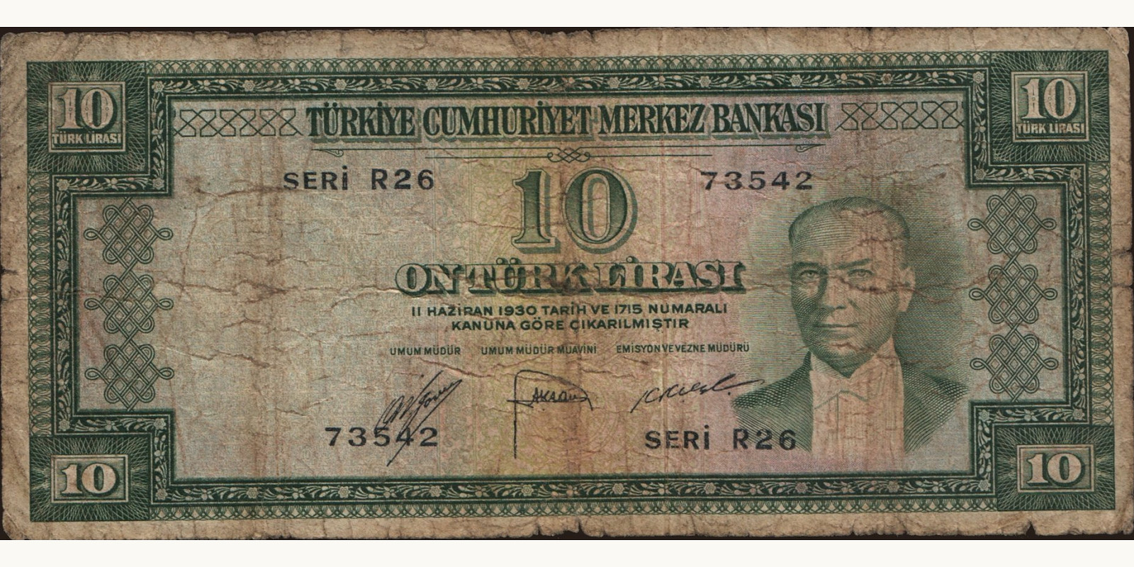 10 lira 1953