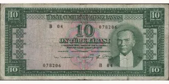 10 lira 1963