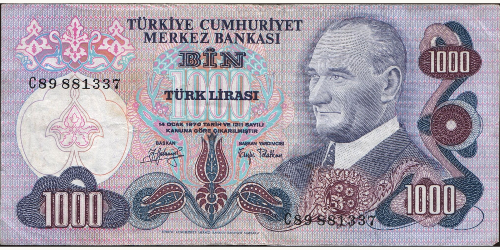 1000 lira 1978