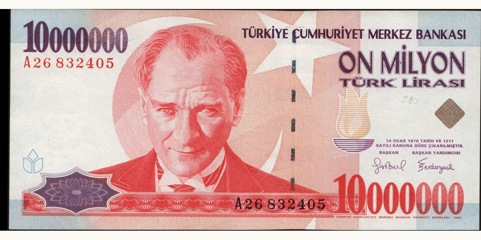 10000000 lira 1999