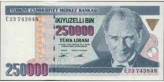 250000 lira 1995