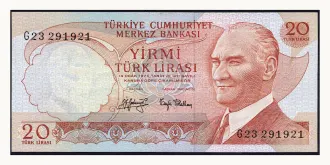 20 LIRA 1970