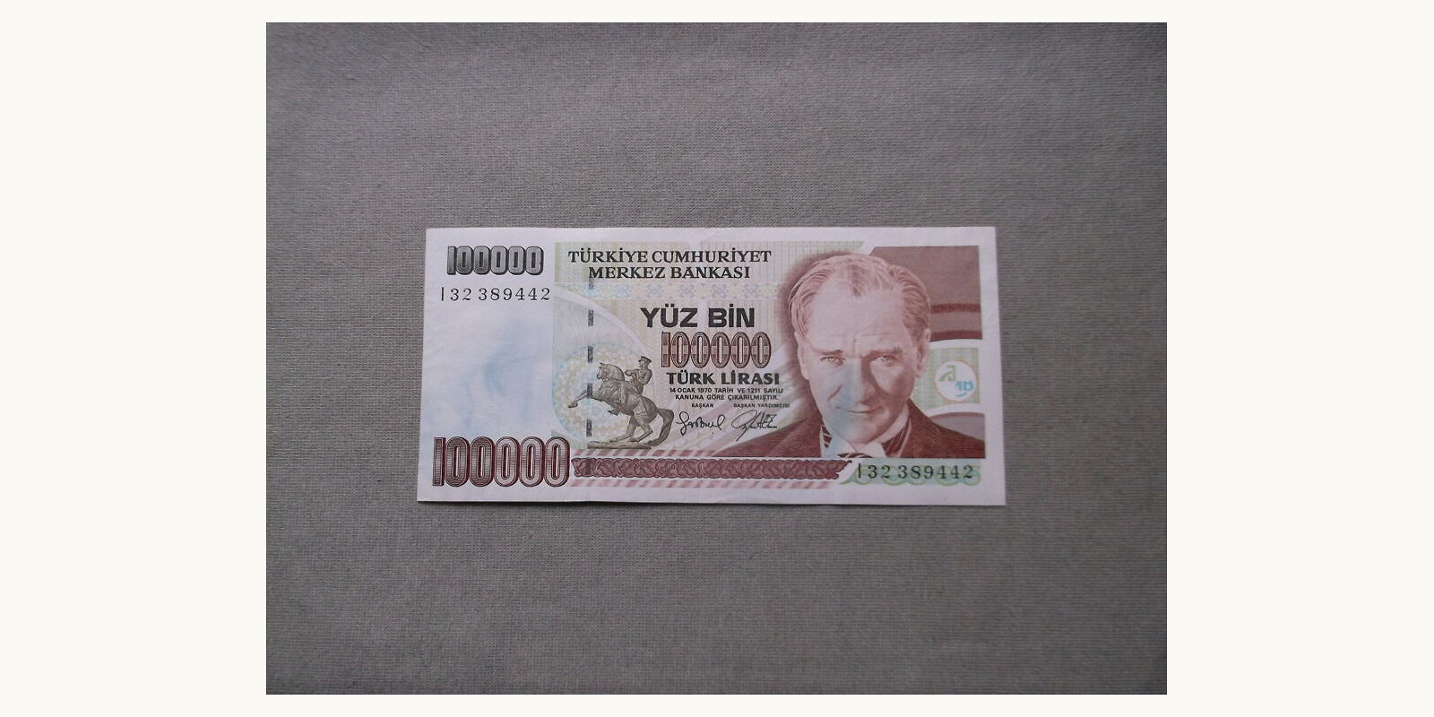 100000 lira 1996