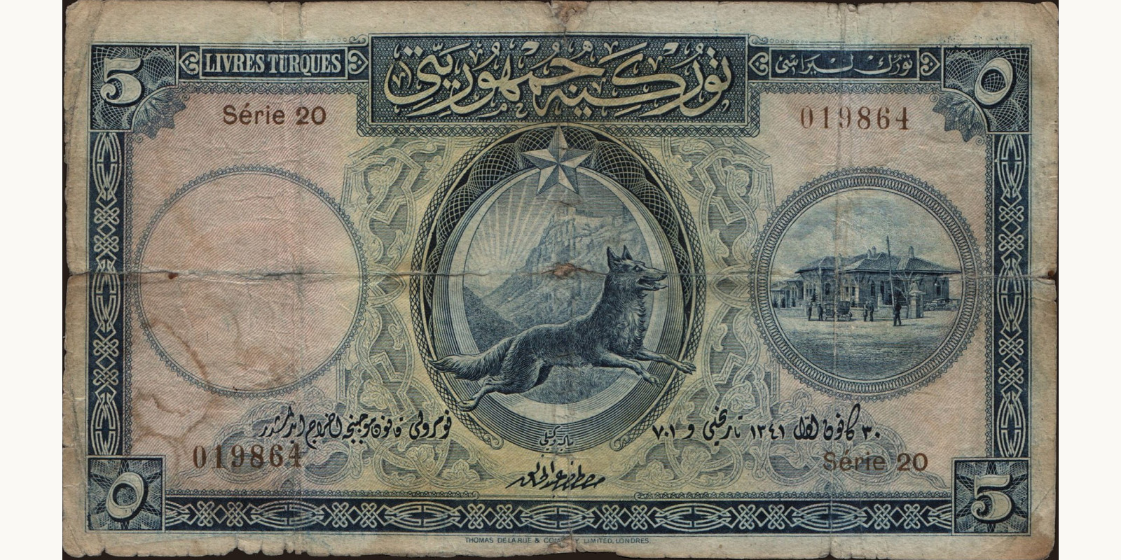 5 lira 1927