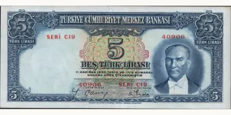 5 lira 1937
