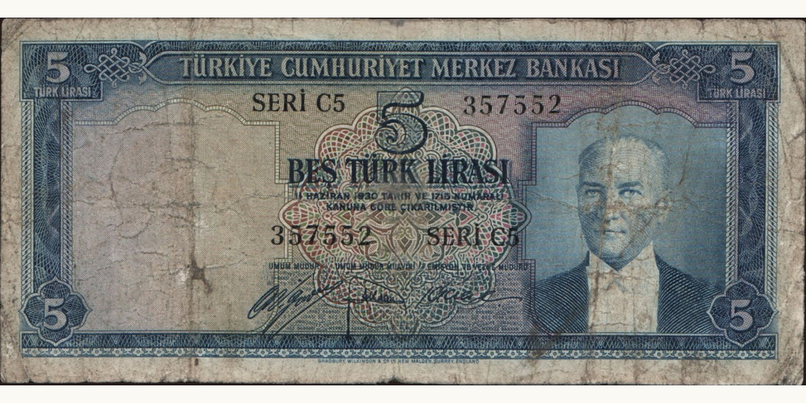 5 lira 1952