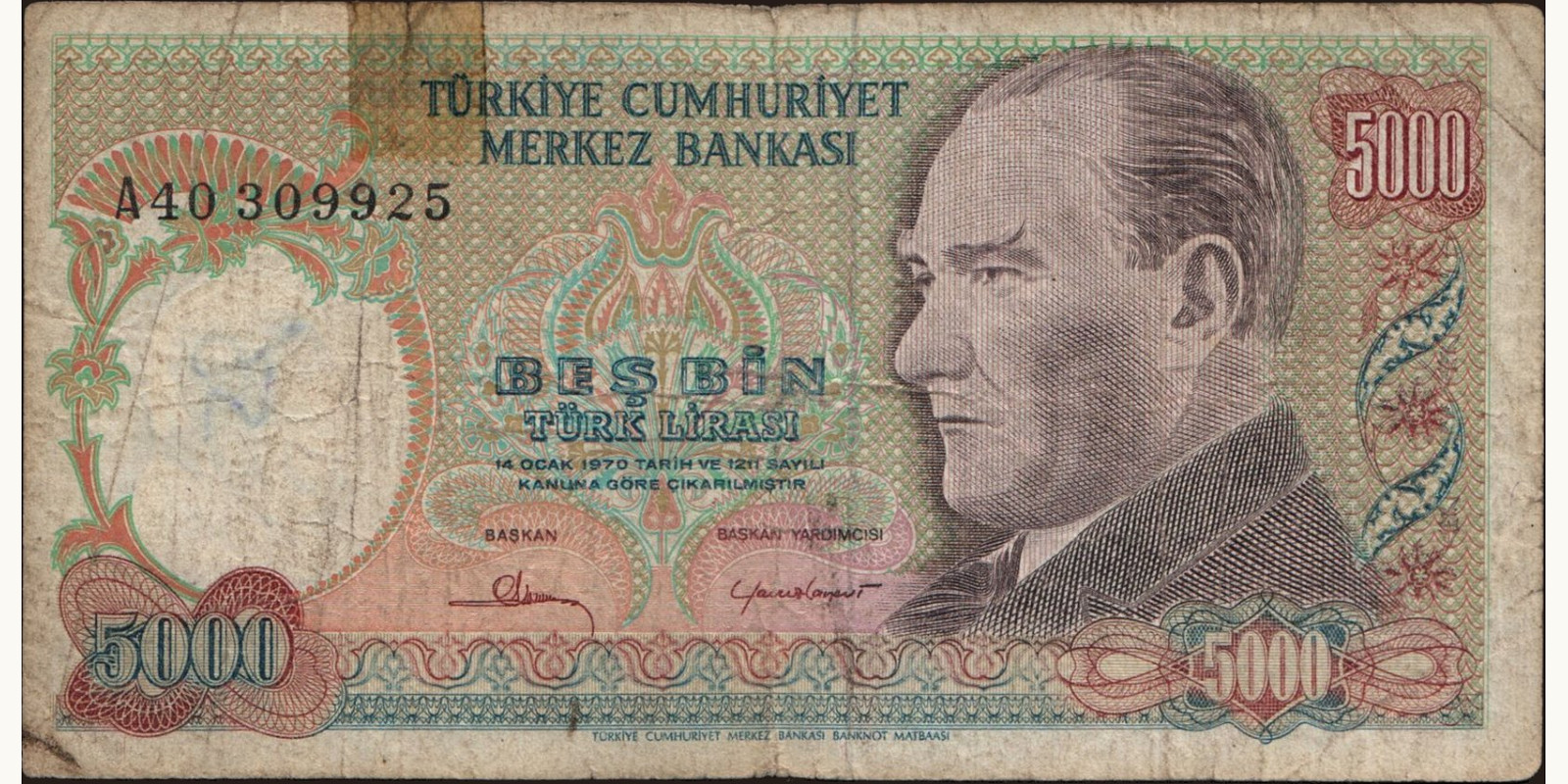 5000 lira 1981