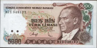 5000 lira 1990