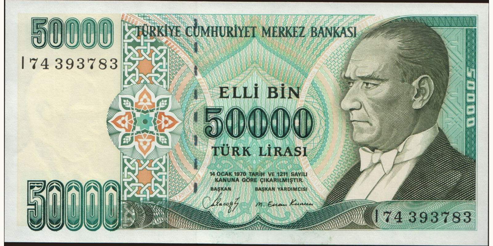 50000 lira 1989