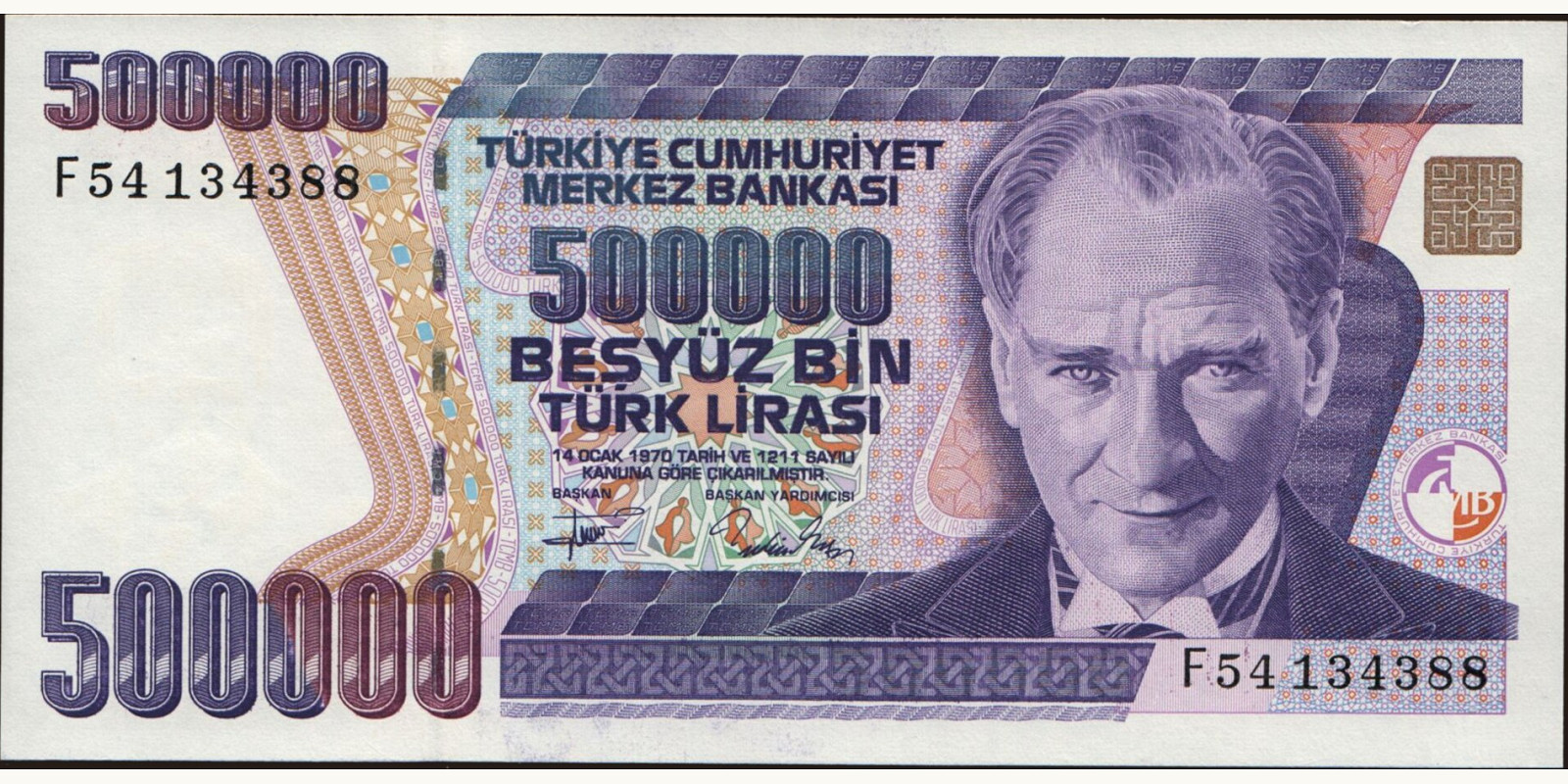 500000 lira 1994