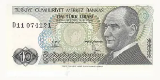10 lirasi 1970