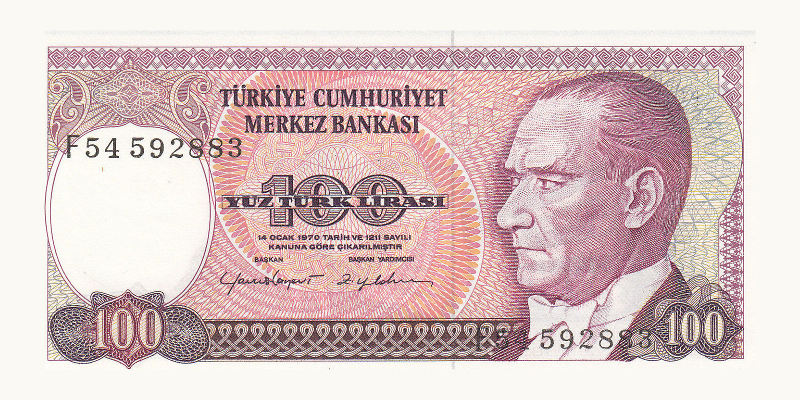 100 lira 1984