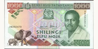 1000 shilin 1990