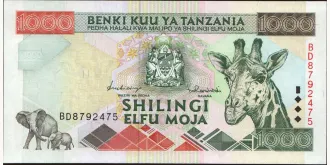 1000 shilin 1997