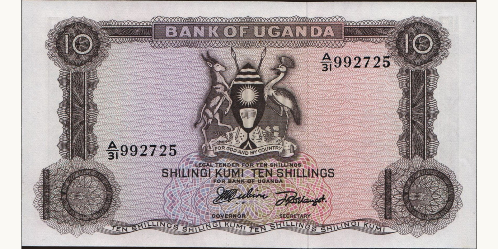 10 shilling 1966