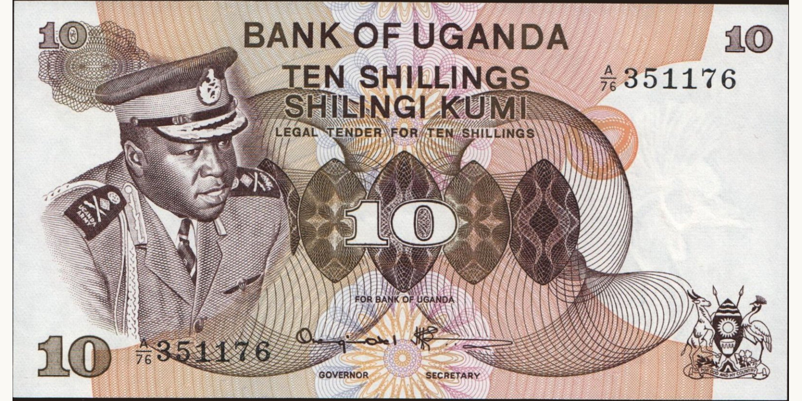 10 shilling 1973