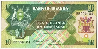 10 shilling 1987