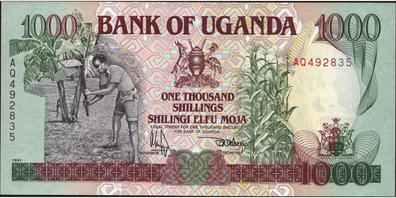 1000 shilling 1991