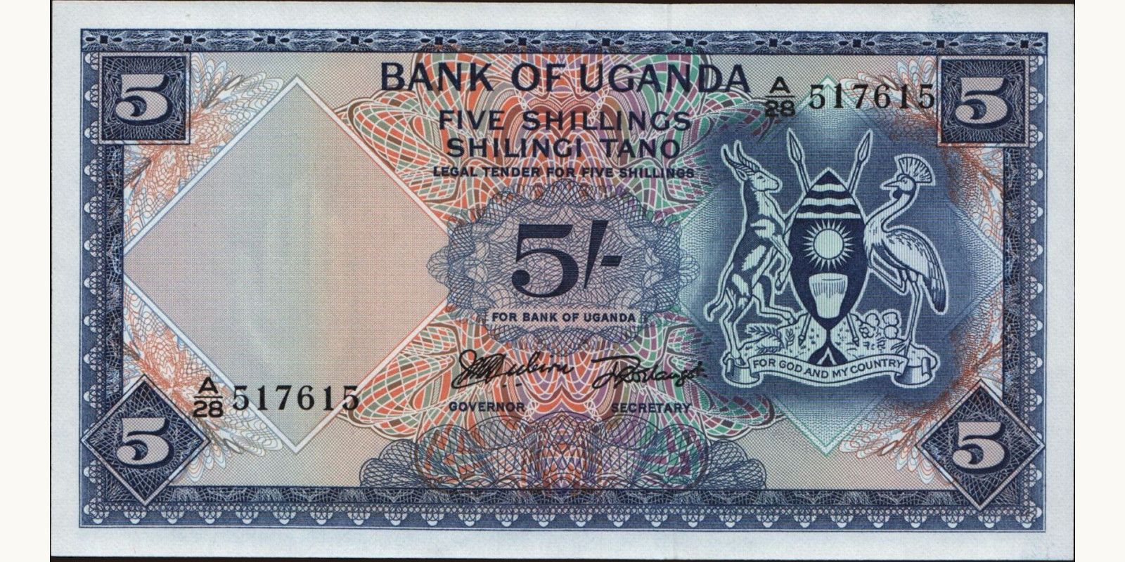 5 shilling 1966