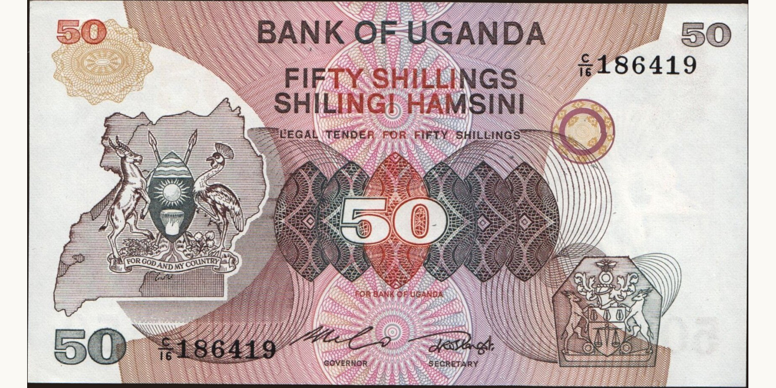 50 shilling 1982