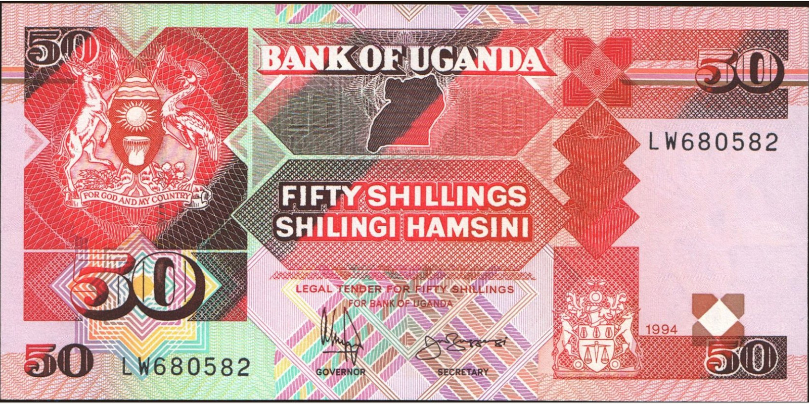 50 shilling 1994