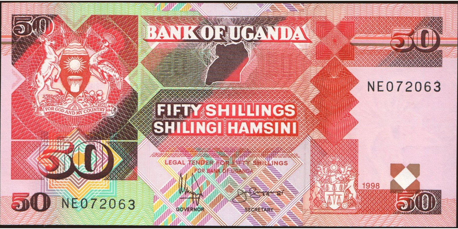 50 shilling 1998