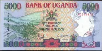 5000 shilling 1993