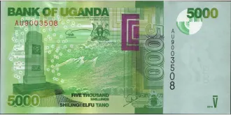 5000 shilling 2013