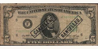 5 dollars 1950