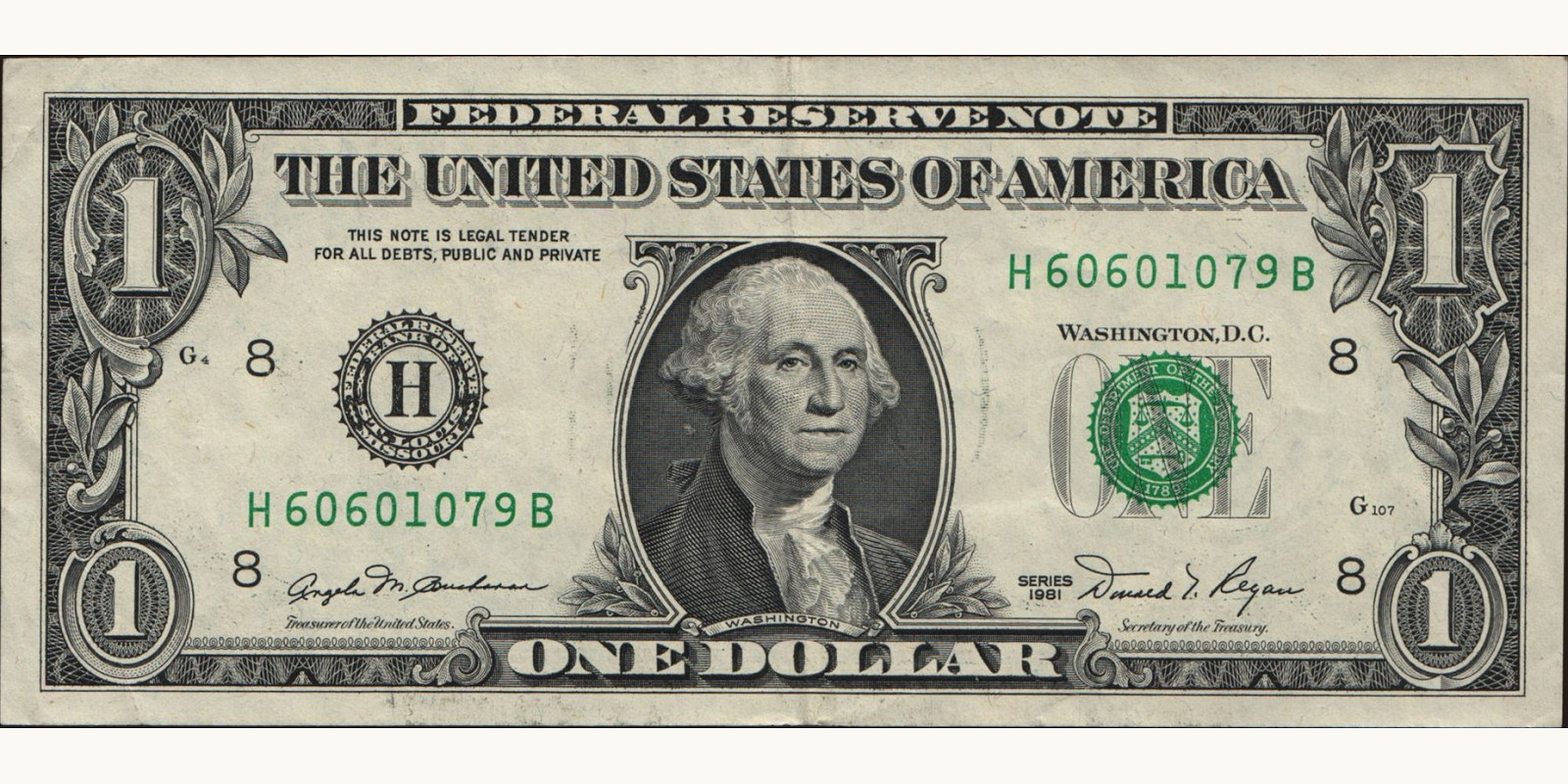 1 dollars 1981