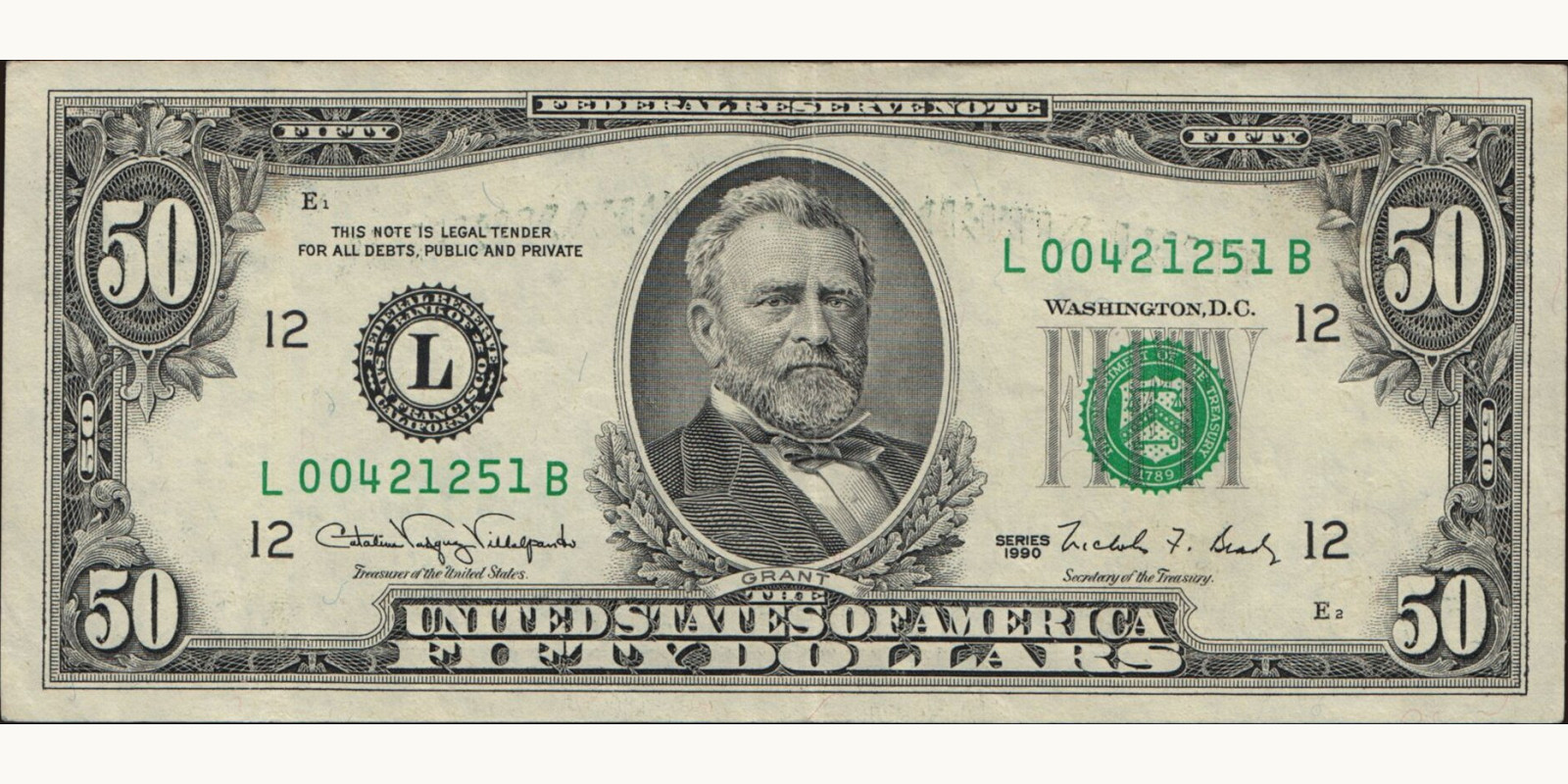 50 dollars 1990
