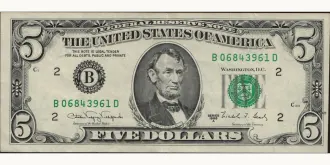 5 dollars 1988
