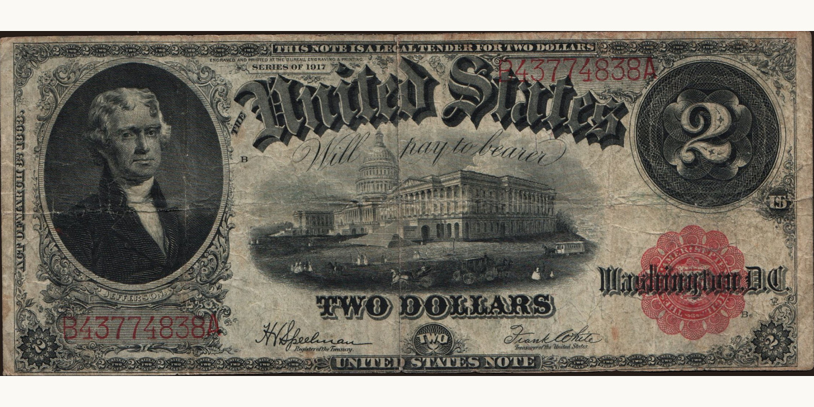 2 dollars 1917