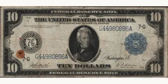 10 dollars 1913