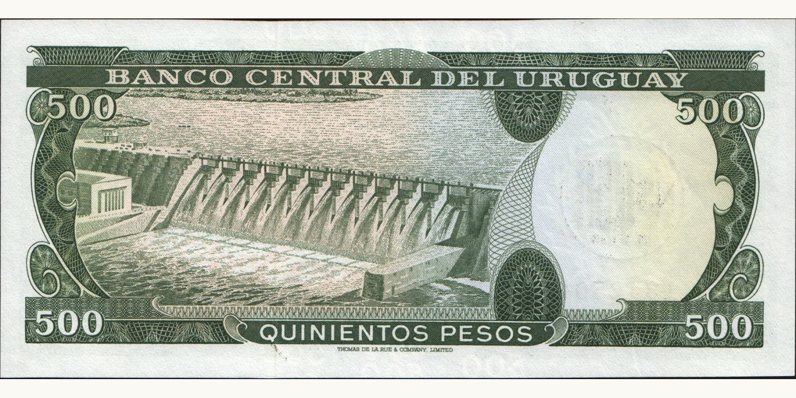 05 pesos Уругвай 1975 — Оборотная сторона