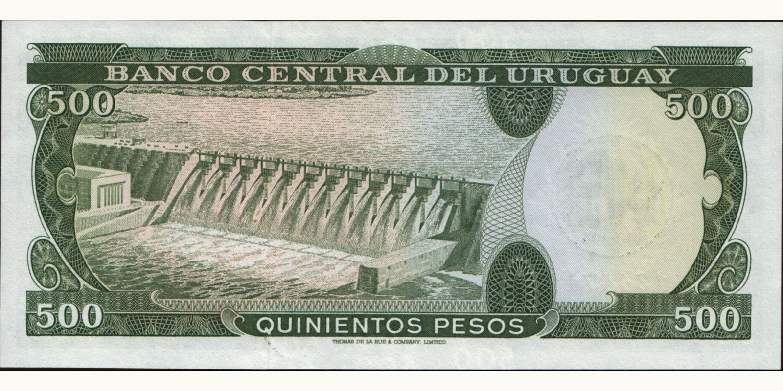 050 pesos Uruguay 1975 — Back side