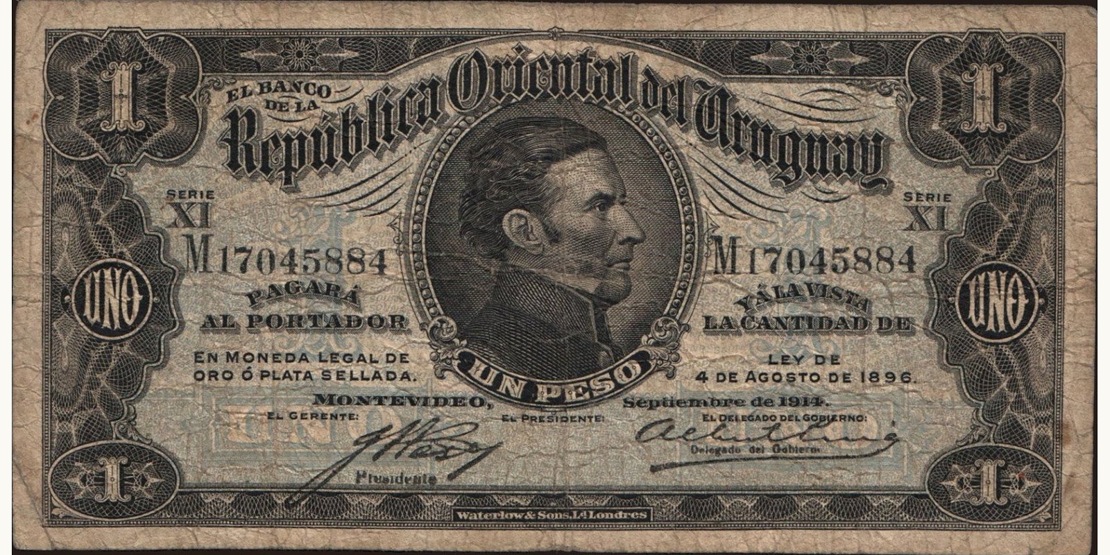 1 pesos 1914