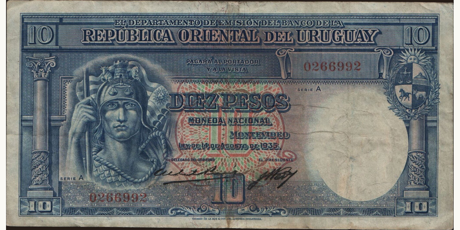 10 pesos 1935