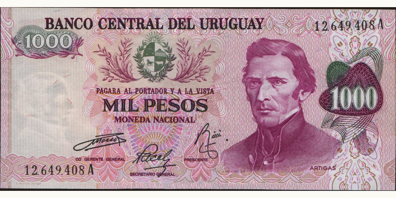 1000 pesos 1974