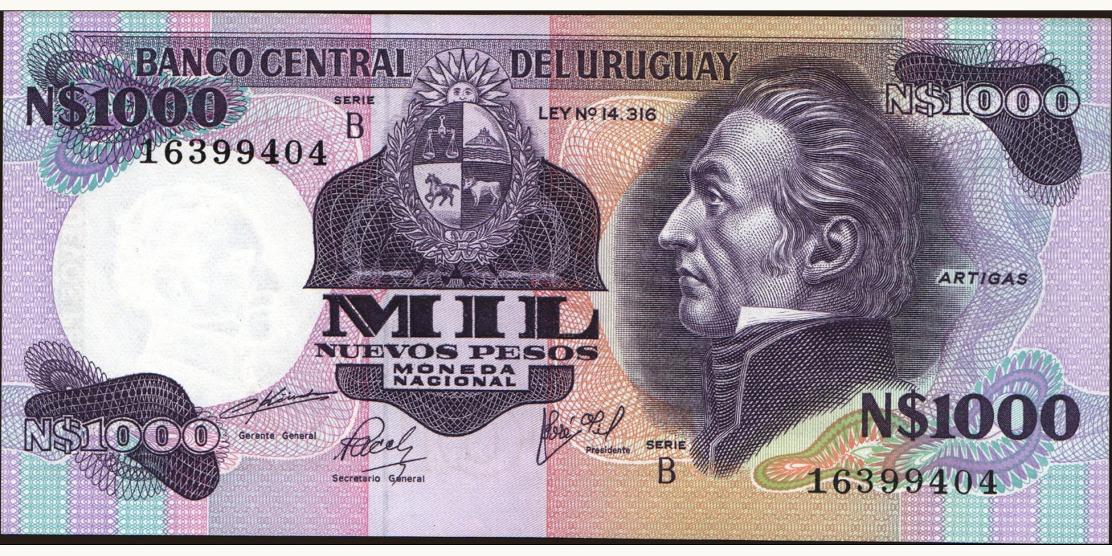 1000 pesos 1981