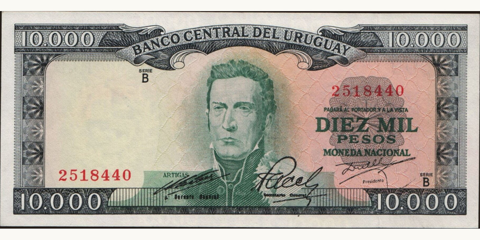 10000 pesos 1967
