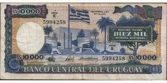 10000 pesos 1987
