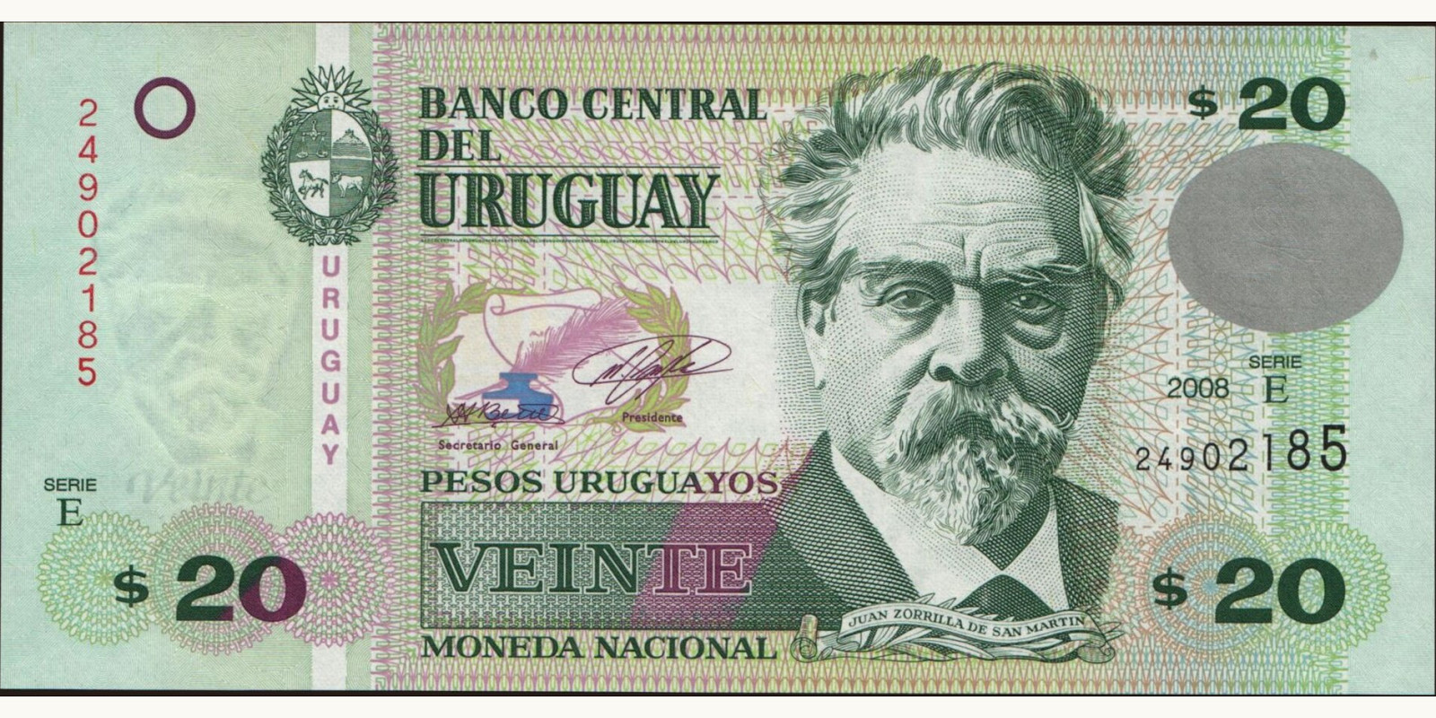20 pesos 2008