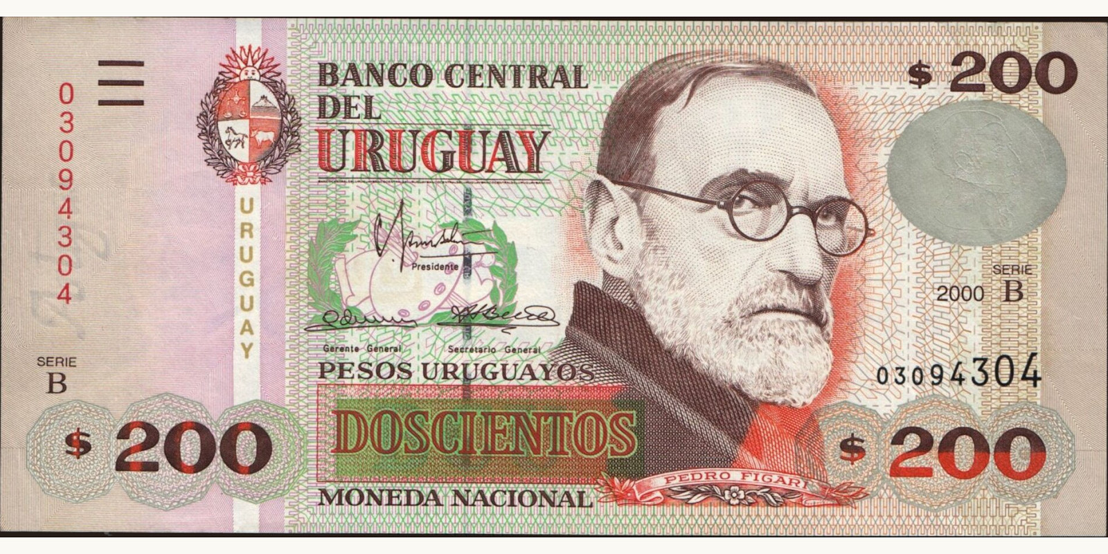 200 pesos 2000