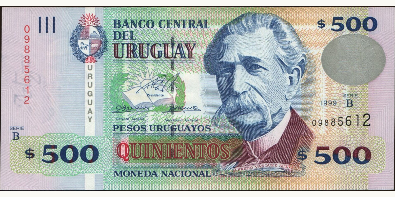 500 pesos 1999