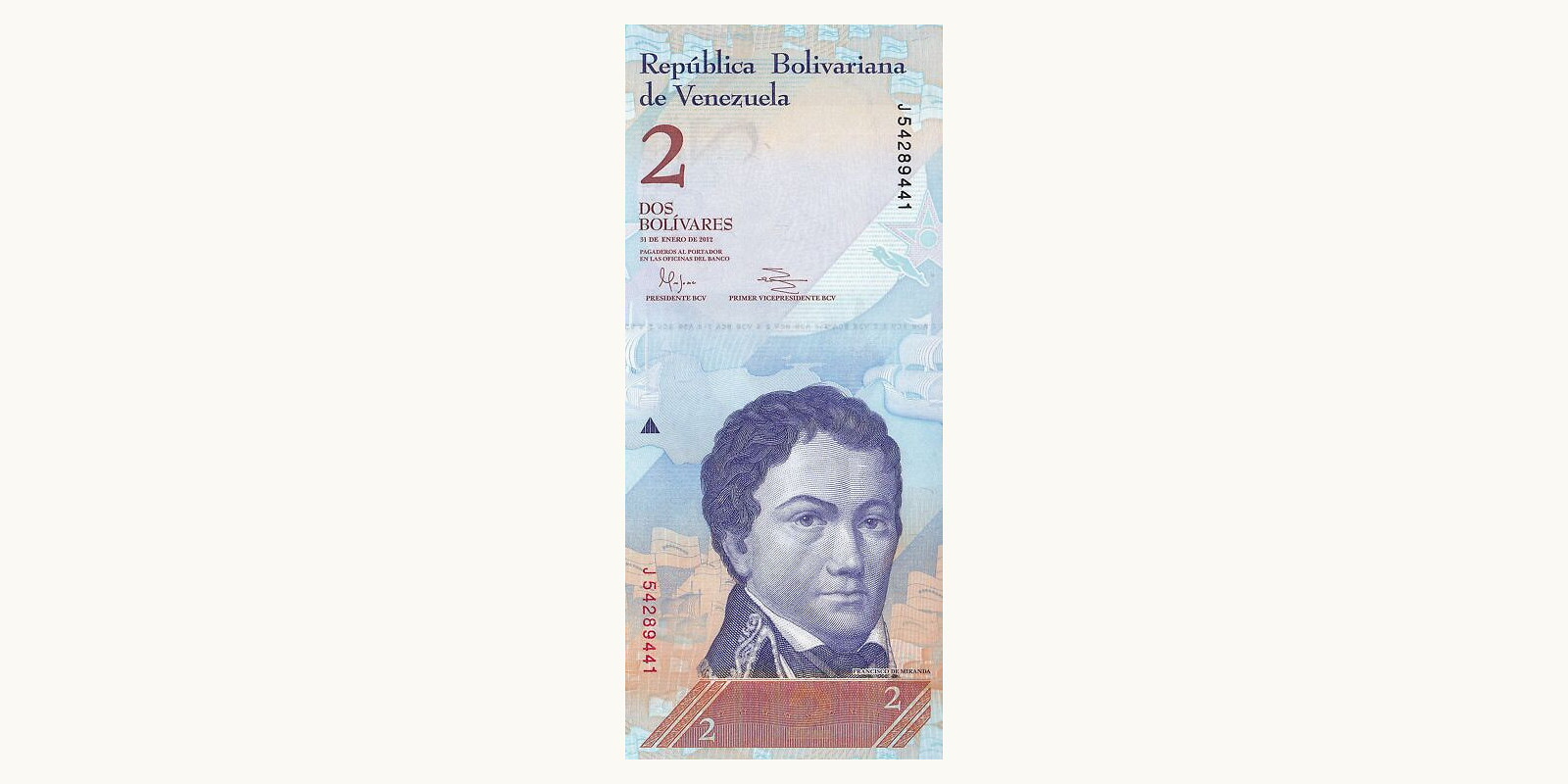 2 bolivars 2012